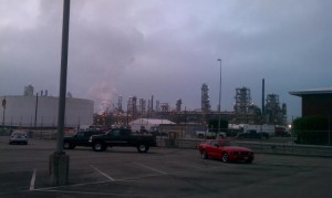 ExxonMobil refinery in Torrance, CA 5-10-13